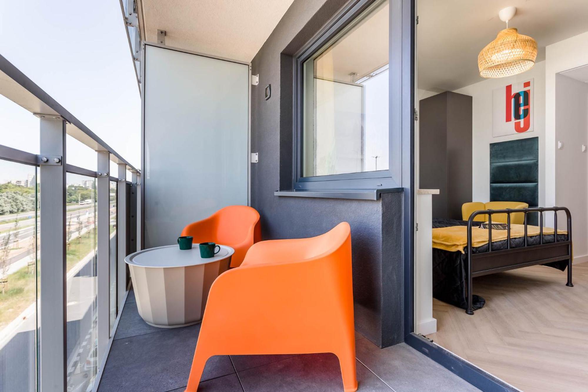 Ferienwohnung Enjoy! Pileckiego Warschau Exterior foto