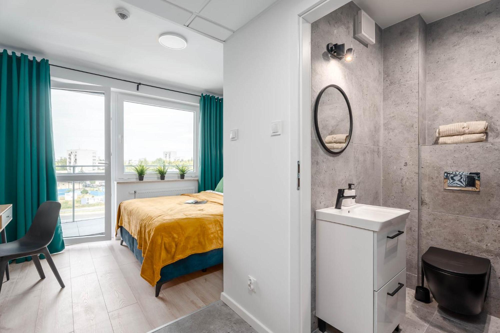 Ferienwohnung Enjoy! Pileckiego Warschau Exterior foto